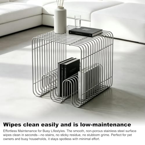 Retro Side Table (Silver)