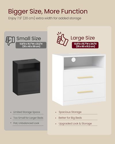 23.6 Nightstands (Cloud White / 1 PACK)