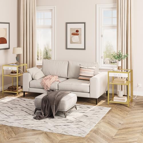 End Tables Set of 2 with Charging Station
