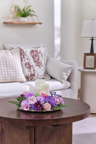 Artificial Wedding Flowers Combo (Light Purple)