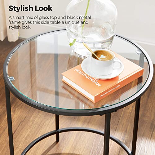 Round Side Table (Black)
