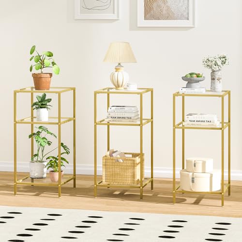 Side Tables Set of 2 (Golden)