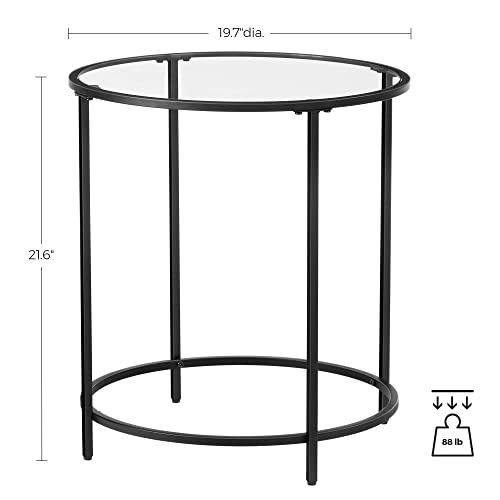 Round Side Table (Black)