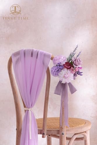 Wedding Artificial Flowers Combo (Purple)