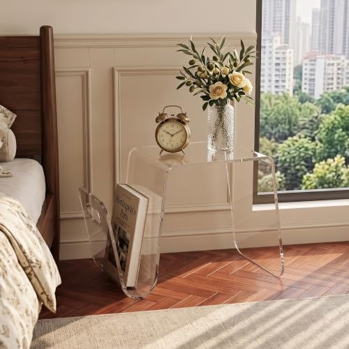 Acrylic Side Table (Crystal Clear-u)