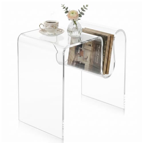 Acrylic Side Table (Crystal Clear-m)