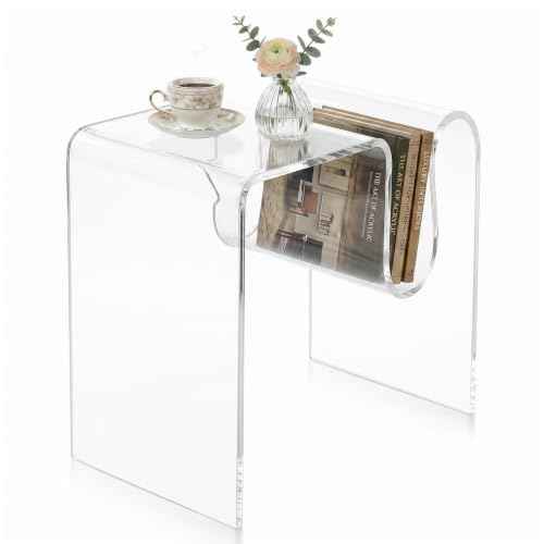 Acrylic Side Table (Crystal Clear-m)