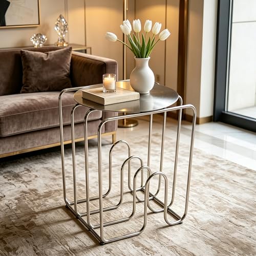 Chrome Side Table