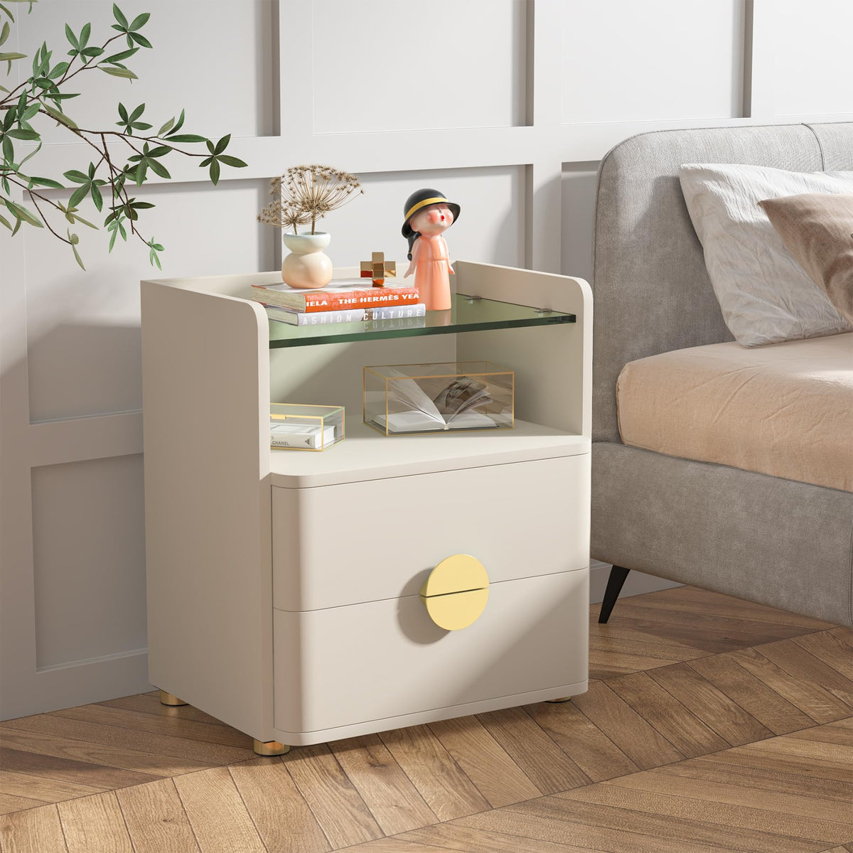 2 Drawer Nightstands Set of 2