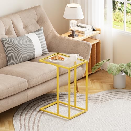 C Table Side End Table (Yellow)