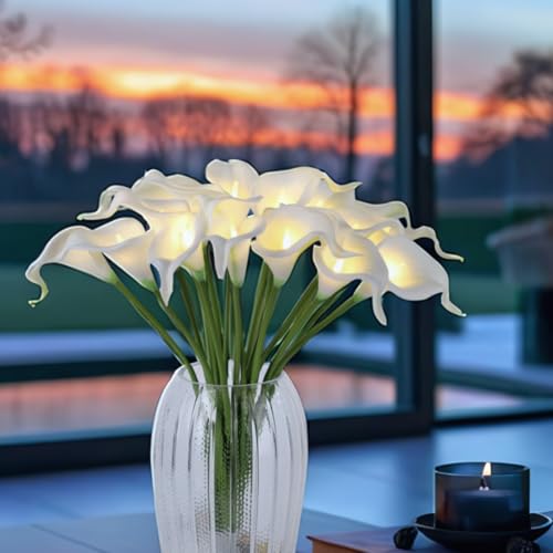 LED Calla Lily Lamp (White)