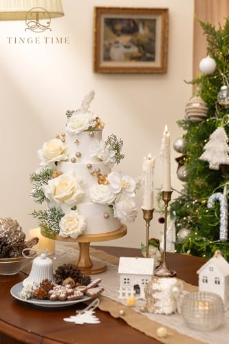 Christmas Artificial Flowers Combo (Brilliant White)