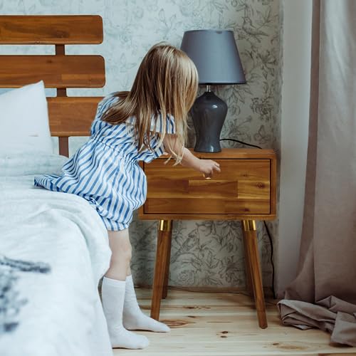Caden Solid Wood Nightstand (Caden Nightstand / Nightstand / Caramel)