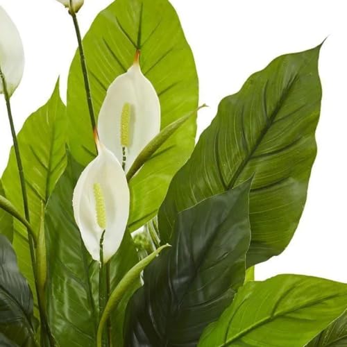 42 in Artificial Spathiphyllum Peace Lily Real Touch Plant