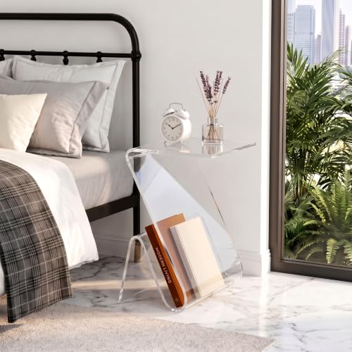 Acrylic Side Table (Crystal Clear-z)