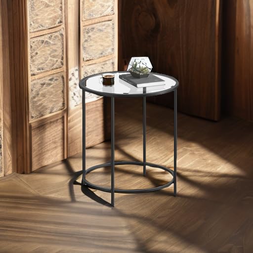 Round Side Table (Black)
