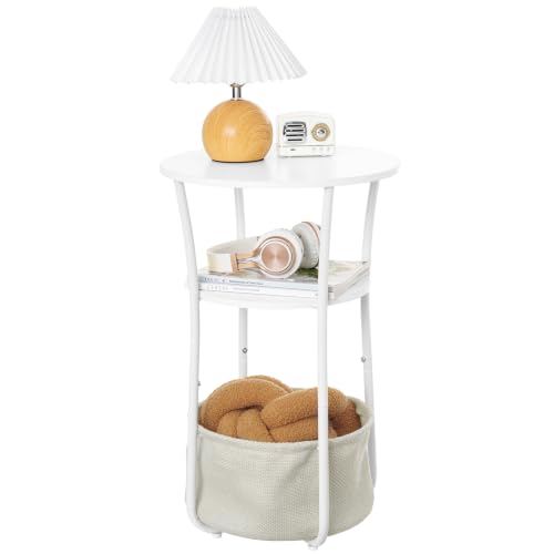 Small Round Side Table (3-Tier)