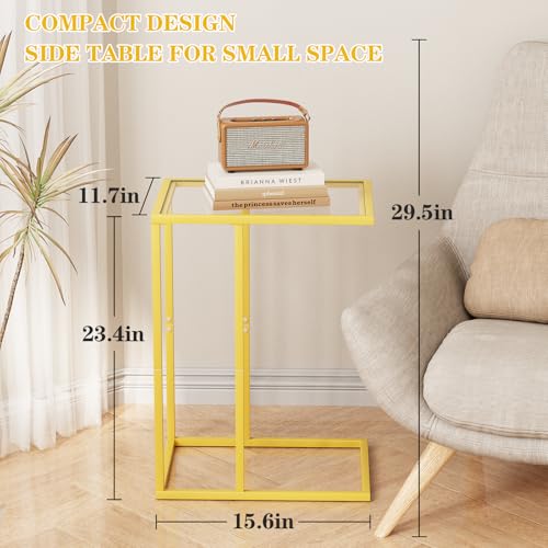 C Table Side End Table (Yellow)