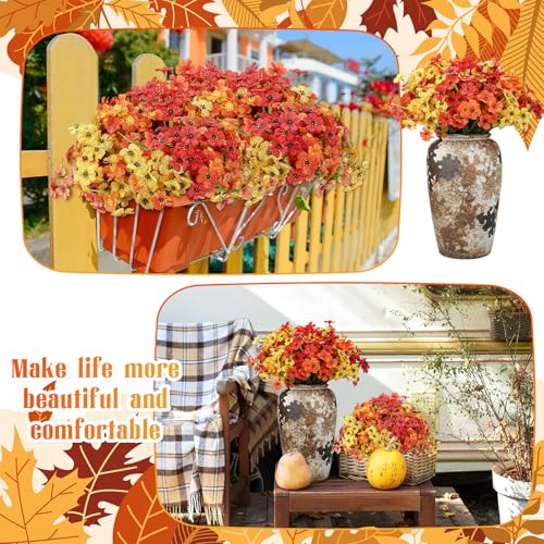 Violet Artificial Flowers (Cluster / Autumn Color System)