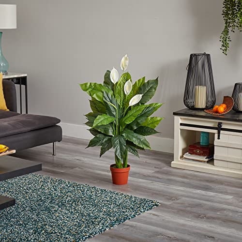 42 in Artificial Spathiphyllum Peace Lily Real Touch Plant