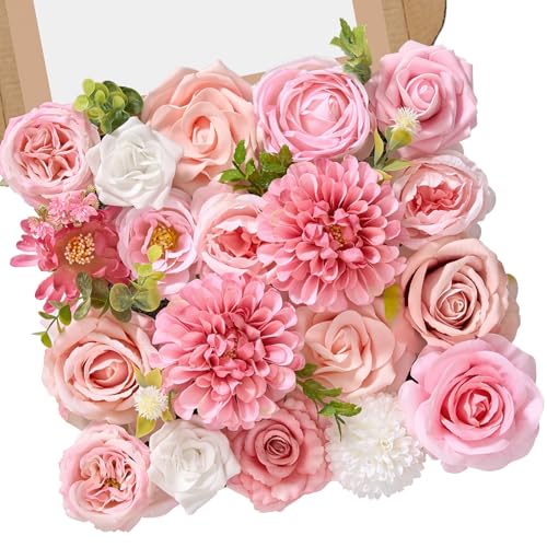 Pink Artificial Flowers (Abby Pink / 1 Box)