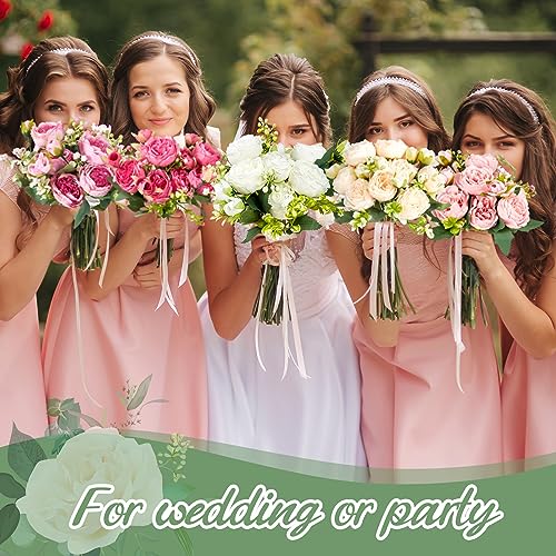 Artificial Peonies Flowers Bouquets (Colorful)