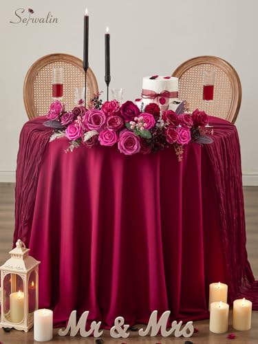 Hot Pink Artificial Flowers (B Hot Pink / 1 Box)