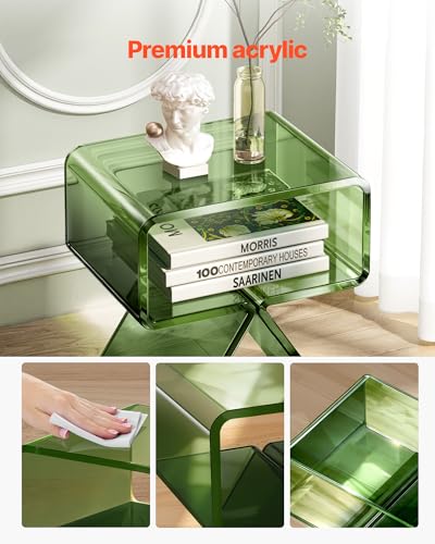 Acrylic Nightstand Side Table (Smallish)