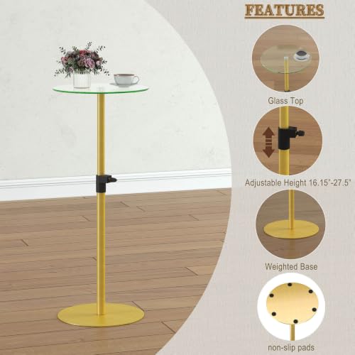 Round Side Table (Gold)