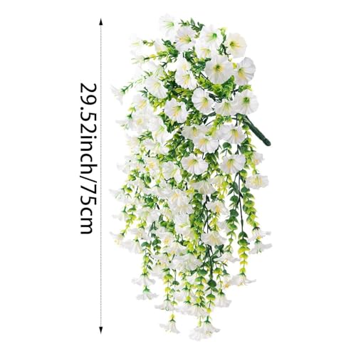 6 Pack Outdoor Faux Plants (White)