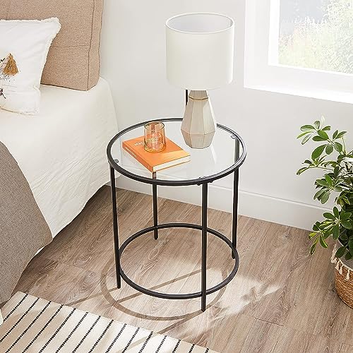 Round Side Tables (Black)