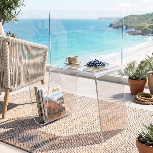 Acrylic Side Table (Crystal Clear-u)