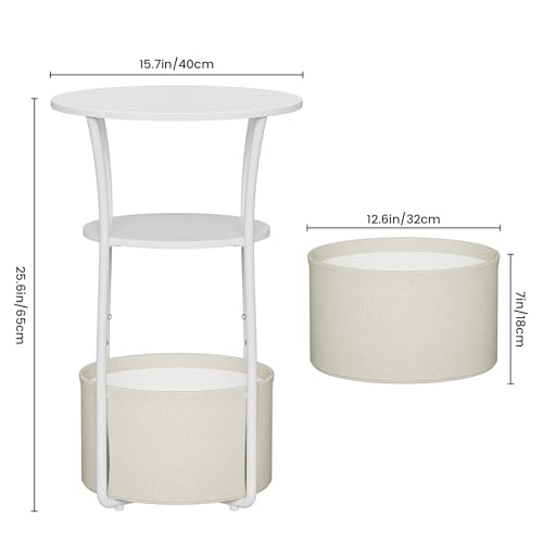 Small Round Side Table (3-Tier)