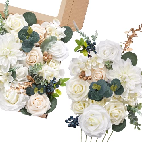 White Artificial Flowers (A Secret Garden / 1 Box)