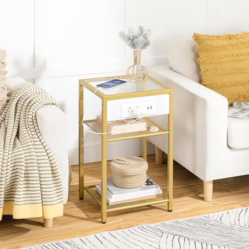 End Table with Charging Station