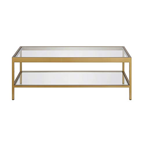 45" Modern Coffee Table (Brass / 45" Wide)