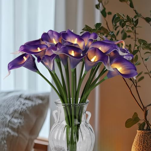 LED Calla Lily Lamp (Purple)