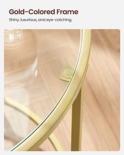 Round Side Tables (Gold)