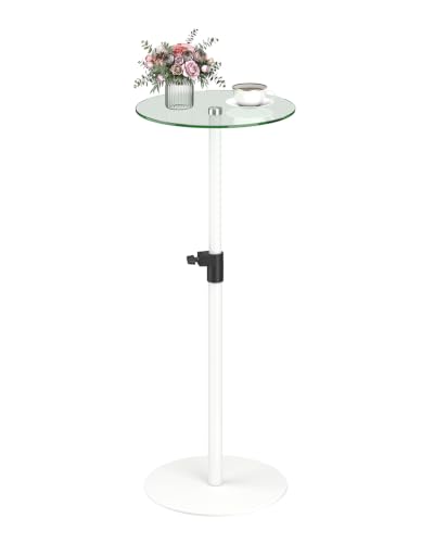Round Side Table (White)