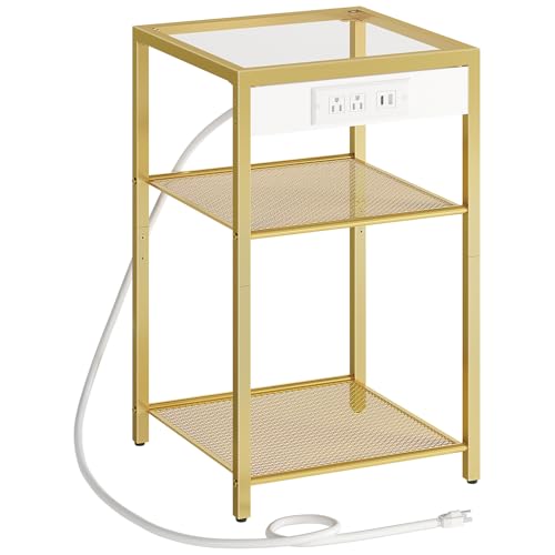 End Table with Charging Station