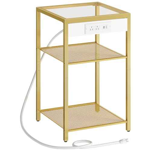 End Table with Charging Station
