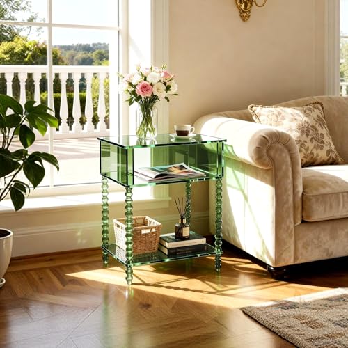Acrylic Side Table (Green / Large)