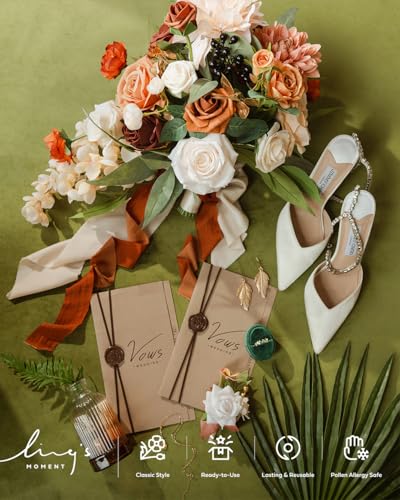 Artificial Greenery Stems Box Set (Or-amber & Green)