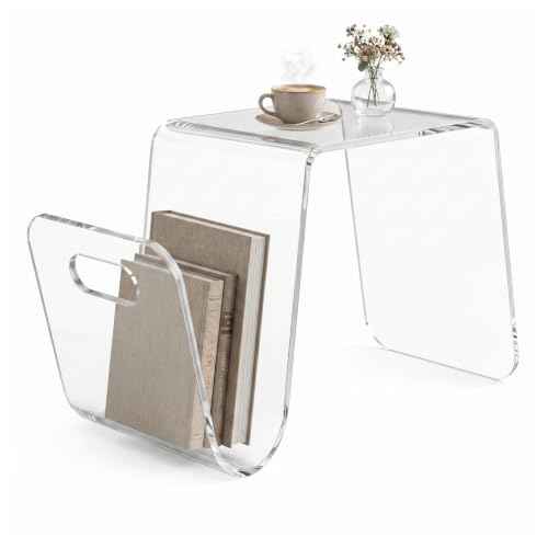 Acrylic Side Table (Crystal Clear-u)