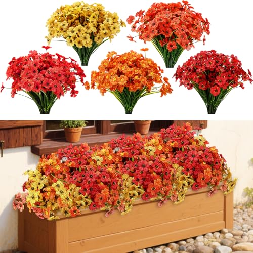 Violet Artificial Flowers (Cluster / Autumn Color System)