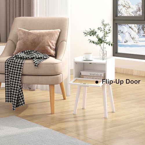 Nightstand Set of 2 (White / Boho Style)