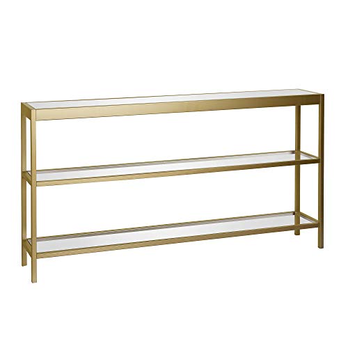 55" Modern Console Table (Brass / 55" Wide)