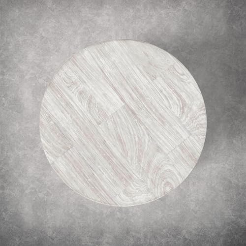 Boyd 13" Wide Solid Mango Wood Table in Distressed White (Distressed White / 13 inch)
