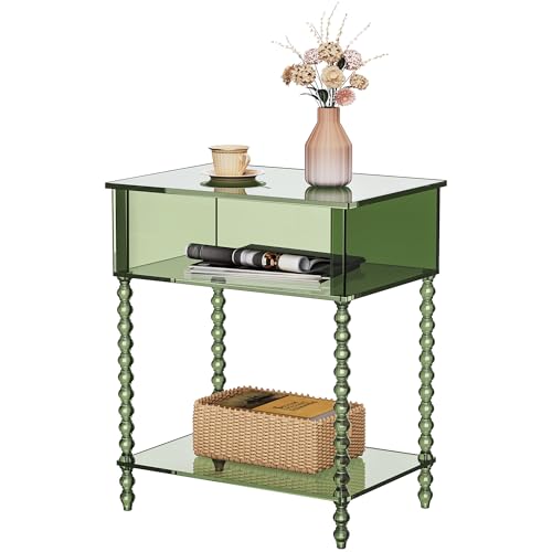 Acrylic Side Table (Green / Large)