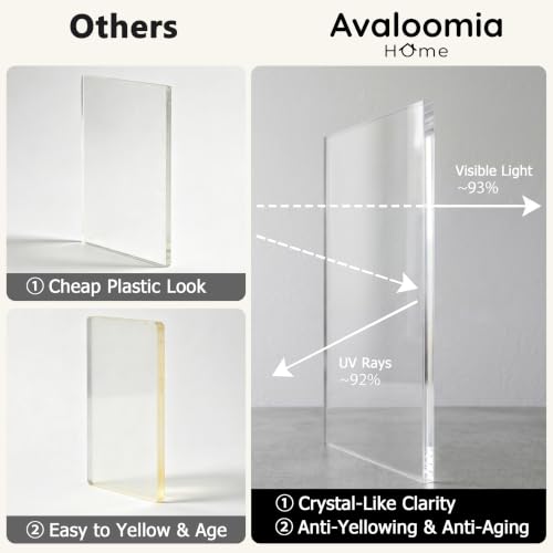 Acrylic Side Table (Crystal Clear-m)